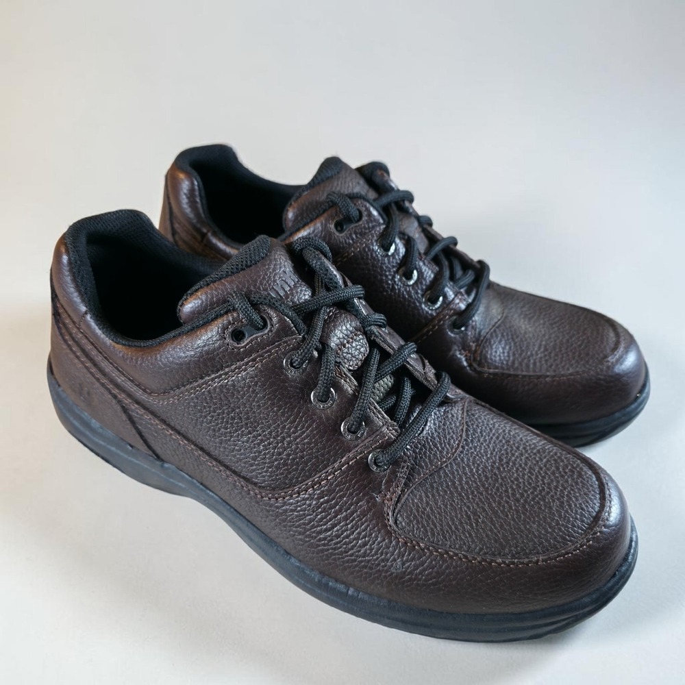 Dunham Men's Windsor Lace Up Dark Brown Leather Shoes 8000BP Size 11 D New